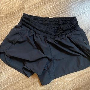 Black Lululemon shorts size 4